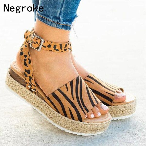 

wedges shoes for women high heels sandals summer 2021 flop chaussures femme platform plus size, Black