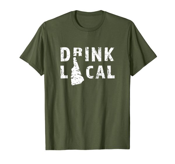 

Drink Local New Hampshire Craft Beer NH Granite State TShirt, Mainly pictures