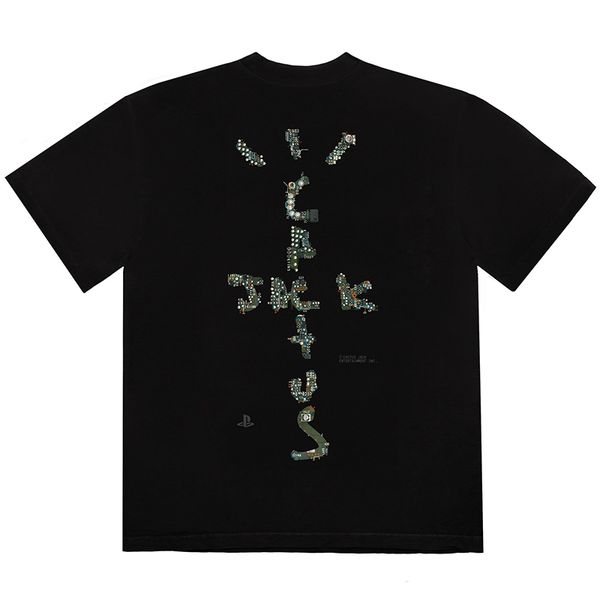 

men's t-shirts mens t shirt cactus jack motherboard tee ps high street short sleeve casual fashion male clothing, White;black