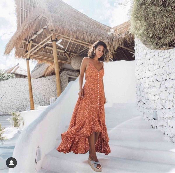 

bohemian suspender dress spring / summer 2021, Black;gray