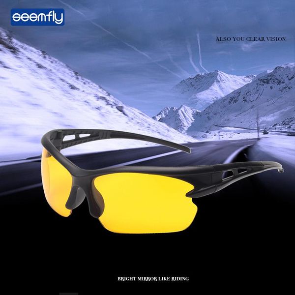 

sunglasses elbru anti-glare night vision driver goggles fashion car accessries personality men outdoor driving glasses, White;black