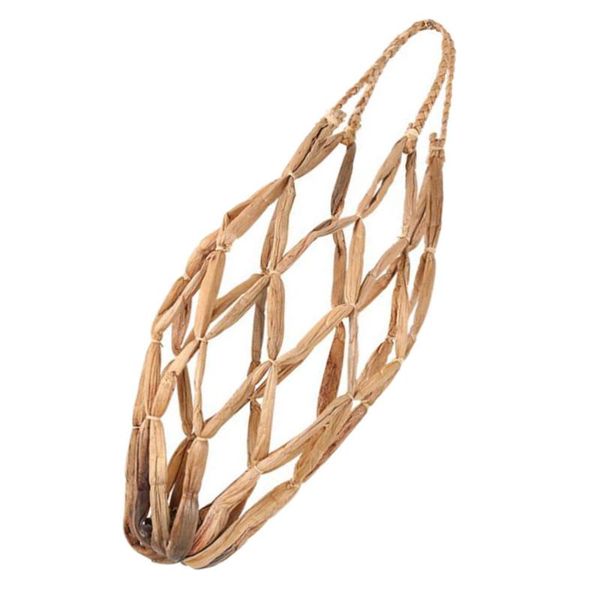 

storage baskets 1pc exquisite straw weaving basket fruit handheld