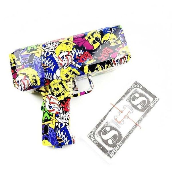 

selling camouflage spray gun sp local tyrant toy bar wedding props money pistol