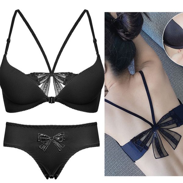 

59% off factory outlet store 170# underwear suit with beautiful back and no steel ring bra for women, Red;black