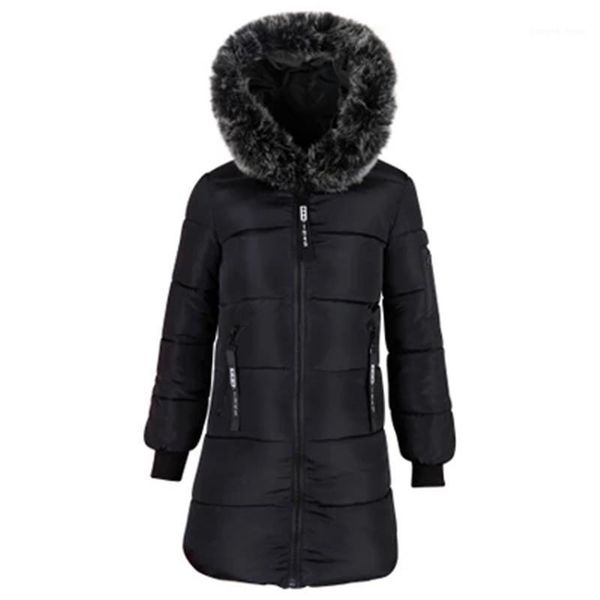 

winter coat female korean version of the loose long-sleeved hooded thick letters to keep warm down jacket cotton, Black