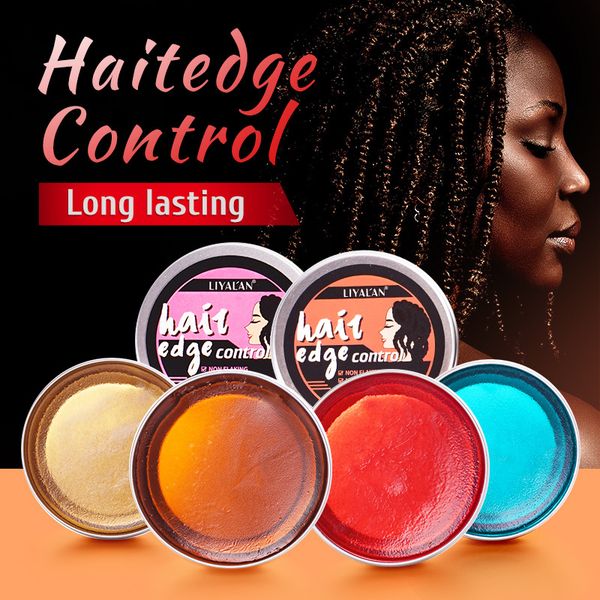 

strong hold edge control braiding gel baby hair finishing anti-frizz pomade wax long lasting styling fixative cream