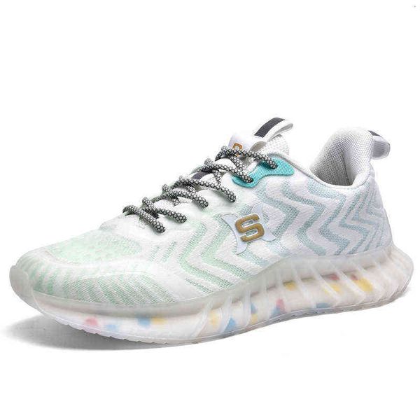 

shikaiqi skecher2021 summer men's fashion splicing daddy shoes outdoor shock absorption leisure luminous sports
