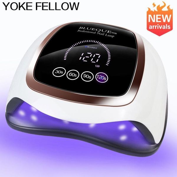 

led nail lamp for manicure dryer with auto sensor lcd display touch switch 4 mode professional tools1