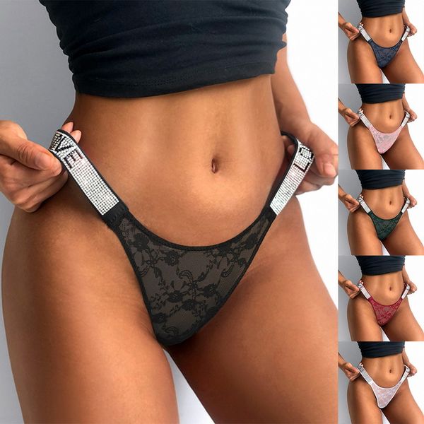 

effects color nylon panties women g string thong low waist underwear soft breathing t-back knickers lingerie, Black;pink