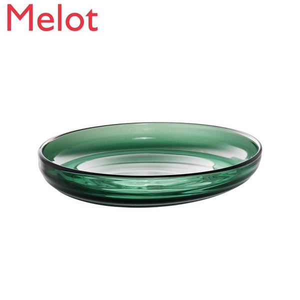 

simple fruit plate glass tea table set model room living personality decoration home creative candy storage dishes & plates