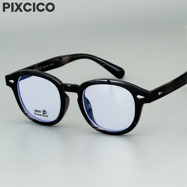 

fashion sunglasses frames pixcico plastic titanium anti-blue light glasses men women computer 45800, Black