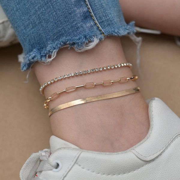 

anklets modyle women foot chain anklet gold color ankle bracelets feminina jewelry for, Red;blue