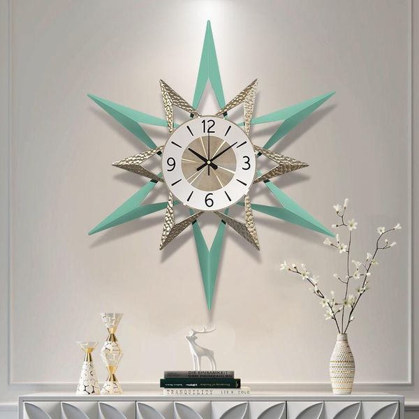 

wall clocks 80cm nordic clock mute modern design living room home fashion decorative quartz big on the