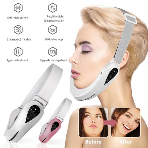 

electric massagers v-face shaping massager skin lifting and tightening portable face slimming belt beauty instrument,facial massager,shape