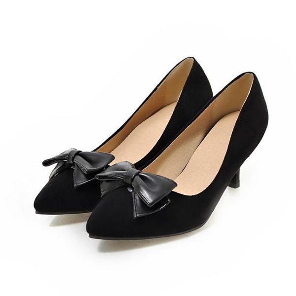 

dress shoes 2021 women spring sweet fashion pumps shallow mouth pointe head high heels 5cm platform wedding party shoe size 32-43 f-9, Black