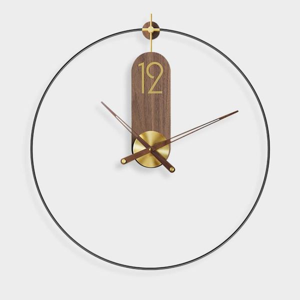 

wall clocks modern design large clock home decor luxury living room decoration metal watch kitchen gift