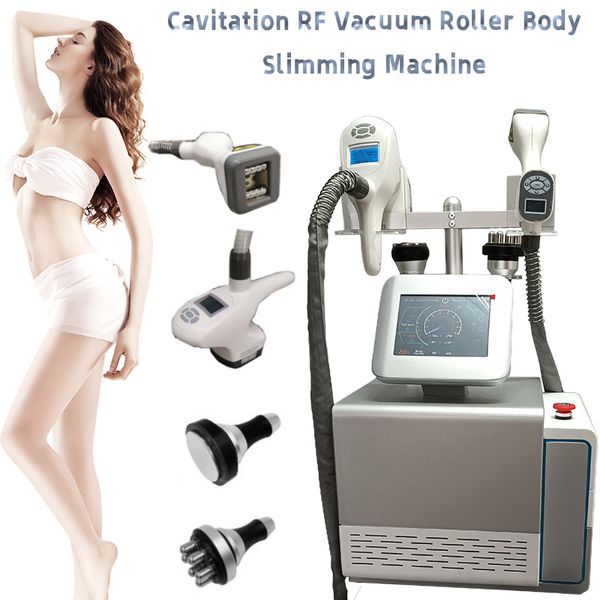 5 em 1 N8 Mini Body Slimming e moldando a máquina de massagem de RF de vácuo RF Máquina de 40K Cavitação Ultrassonográfico Infravermelho Laser Slim Equipamento