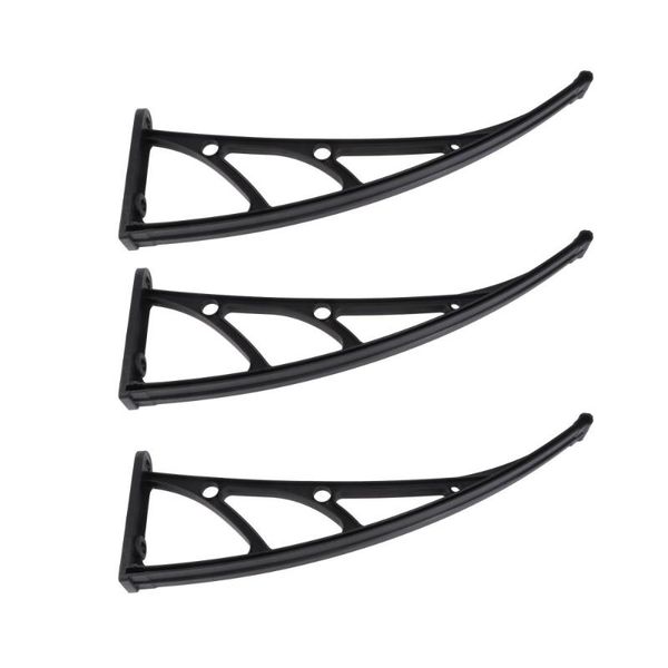 

shade 3 pcs outdoor balcony awning support rain cover bracket sturdy holder