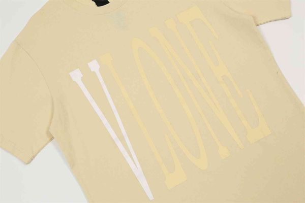 

factory t shirt shir2021 big v shor sleeve pop up limied men's and women's loose solid color leers summer ide t, White;black