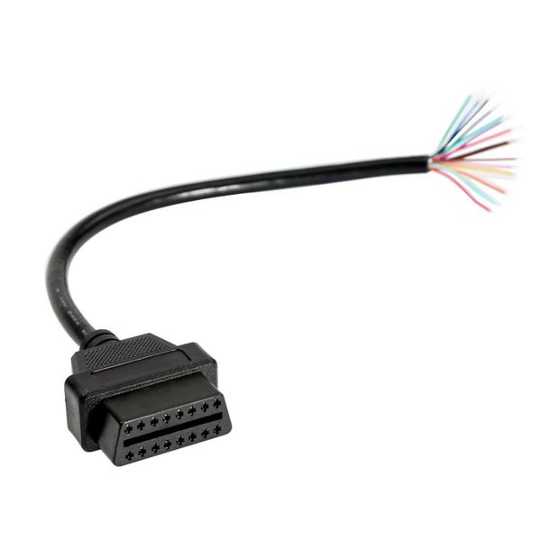 

diagnostic tools obd2 16pin female connector to open obd cable