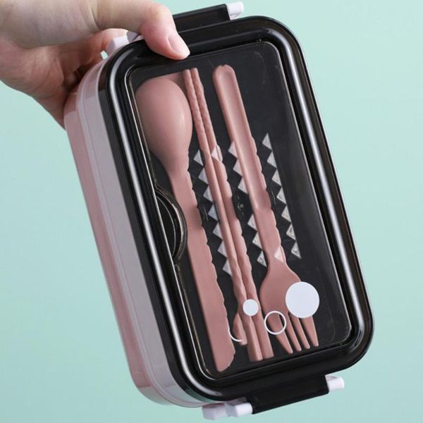 

dinnerware sets lunch box large capacity leak-proof stainless steel airtight storage container for home