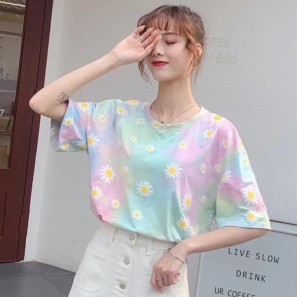 

t shirt short sleeve tshirt cotton tee femme women's t-shirt, White