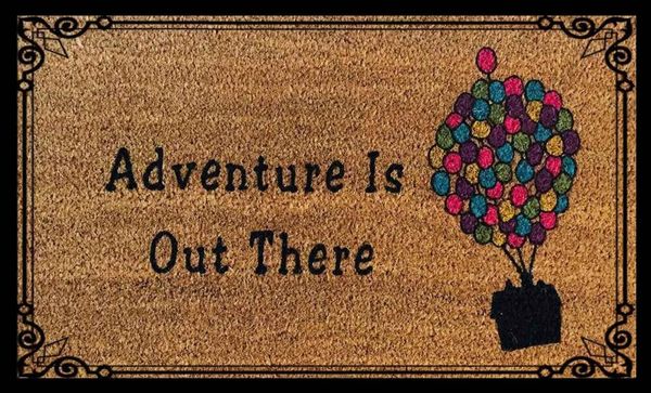 

adventure is out there welcome doormat with simplicity carpets