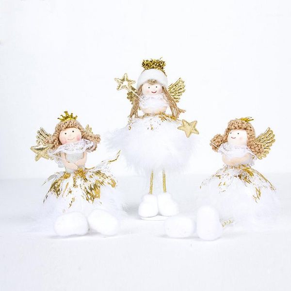 

christmas decorations angel doll merry decoration for home 2021 navidad noel ornaments xmas tree decor cristmas gift year 2022