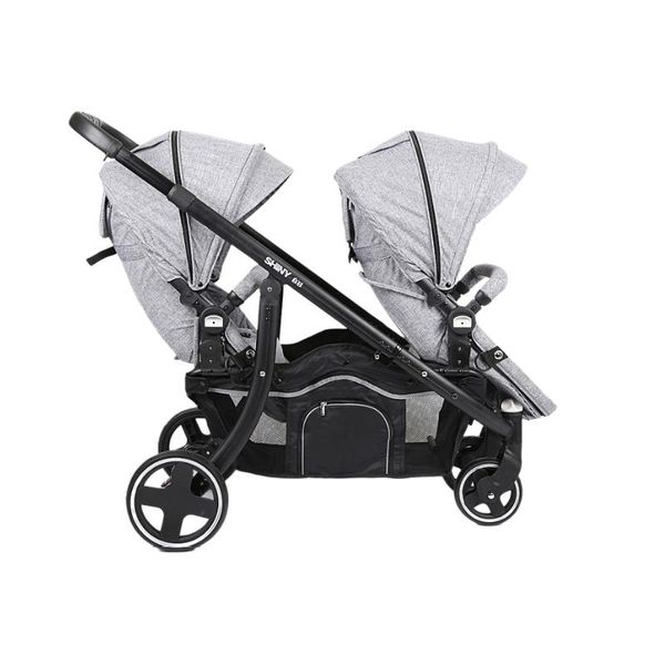 

export baby twin stroller purple 4 colors in stock four season use kids strollers#