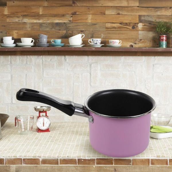 

carbon steel mini non stick pan chocolate milk sauces saucepan cooking cuisine picnic pots ptsp fry pot pans
