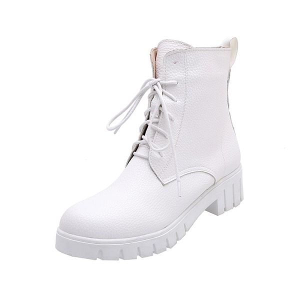 

boots big size simple women shoes ankle for ladies woman winter, Black