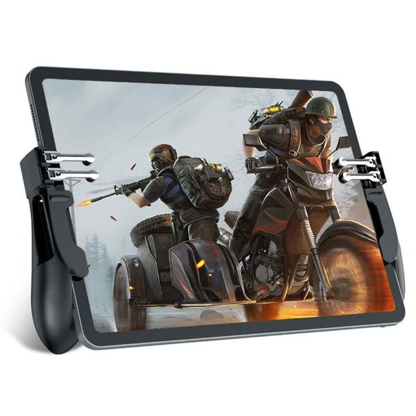 

game controllers & joysticks h11 pubg gamepad controller six finger joystick handle for ipad tablet l1r1 fire button aim key trigger