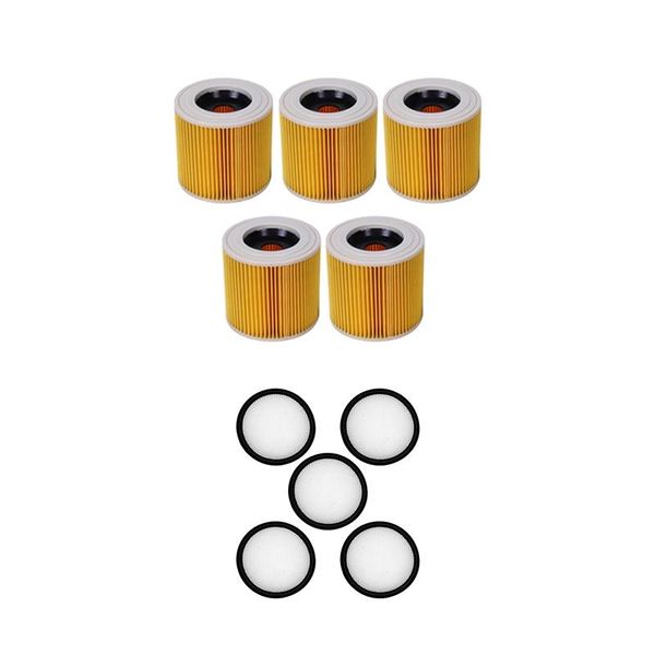 

replacement air dust filter & 5 washable hepa vacuum cleaners