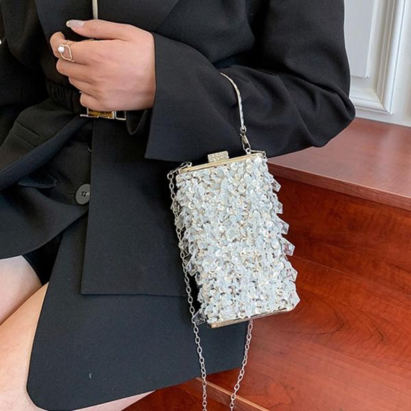

evening bags mini metal style shoulder for women banquet crossbody fashion design ladies party handbags lipstick purse