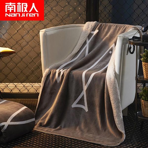 

blankets duplex felt quilt winter lambskin thickened thermal coral fleece flannel single nap blanket