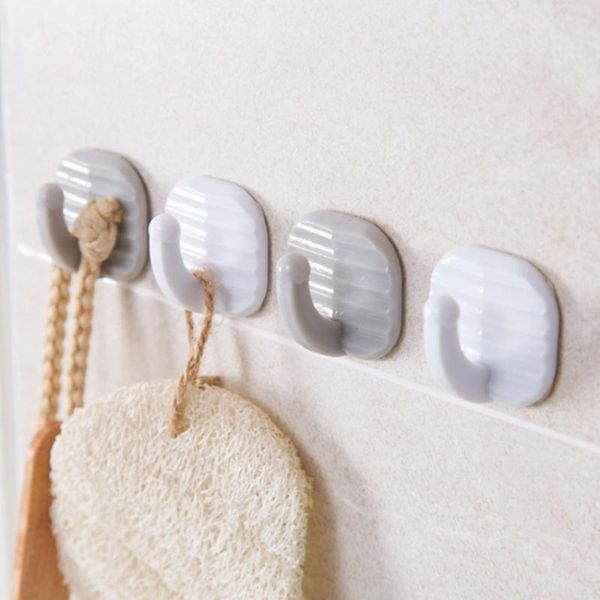 

hooks & rails powerful hook up seamless adhesive multi-purpose paste kitchen bathroom wall no punching household tools