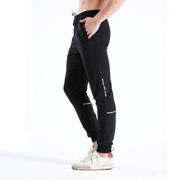 

men's pant solid color quick-drying breathable fitness trouser training casual trousers male spring autumn black pants