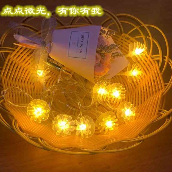 

led pinecone christmas room decoration courtyard l lighting project