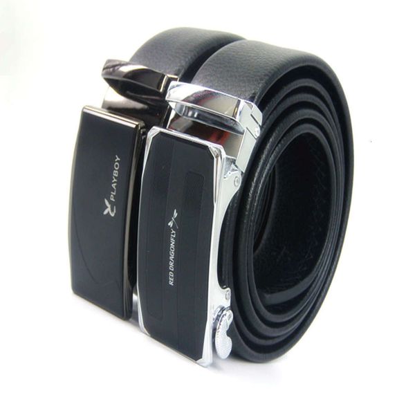 

waistbands huanma belt men's head leather automatic buckle, Black;brown