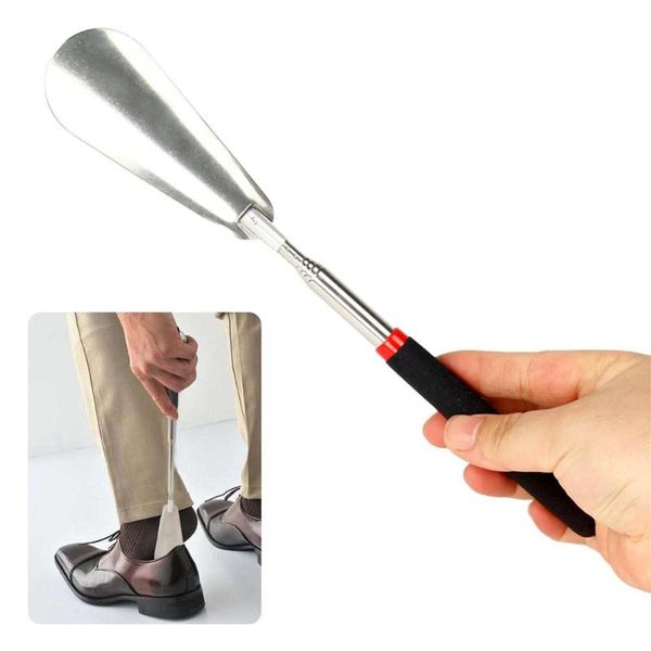 

clothing & wardrobe storage long handled shoehorn shoes lifter for men women protable retractable stainless steel shoe elderly to