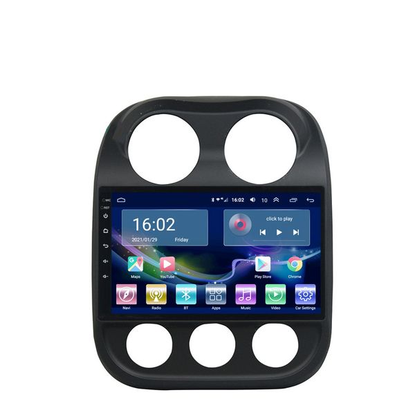 

multimedia player gps navigation car radio video stereo for jeep compass 2010-2016 android 10