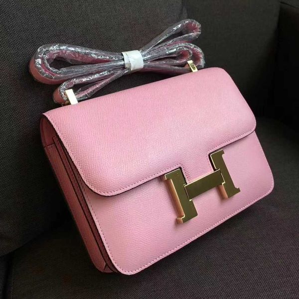 

star's same 2021 new h family kelly real leather simple small square stewardess palm pattern one shoulder messenger bag handbag zly