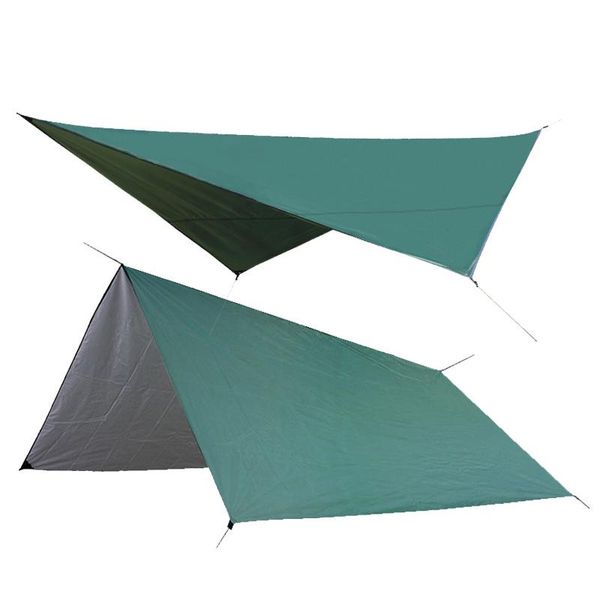 

tents and shelters camping travel tent survival sun shelter shade beach awning silver coating pergola waterproof tourist 2 person 3x3 foldin