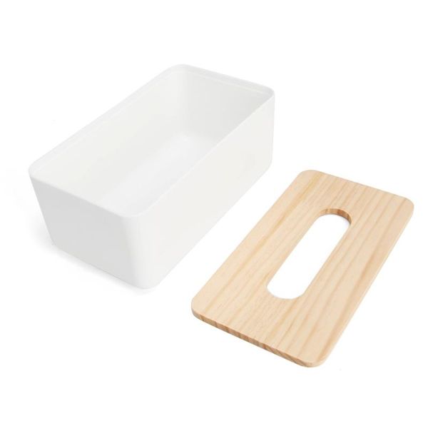 

tissue boxes & napkins box dispenser wooden cover paper storage holder napkin case organizer