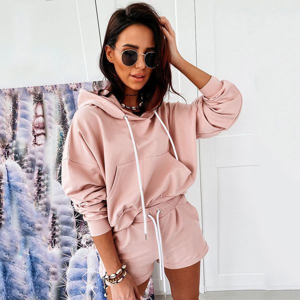 

women's tracksuits summer leisure sports short suit, Gray