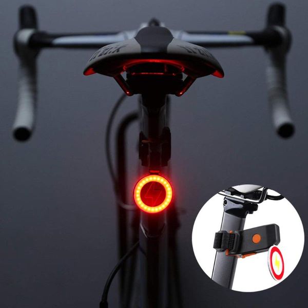 

bicycle light tail usb rechargable taillights mountain bike riding warning flash luces bicicleta accessories lights