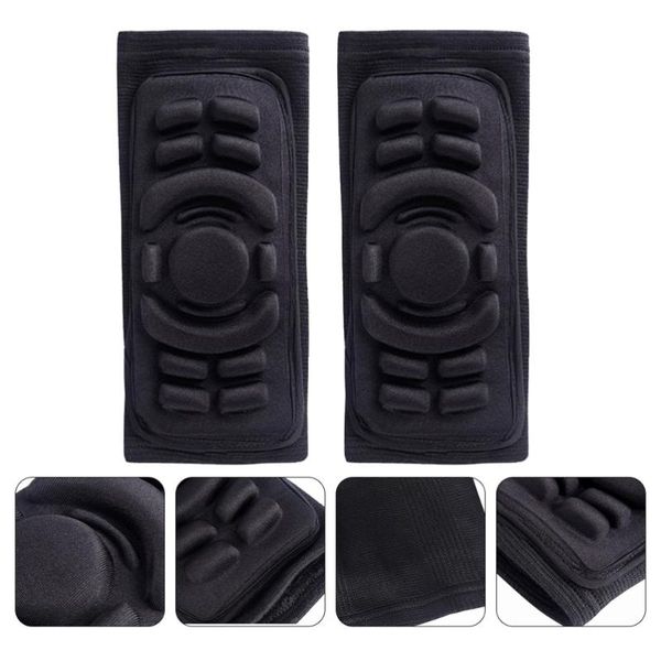 

2pcs fitness elbow brace sponge sleeve sports protection for tendonitis & knee pads, Black;gray