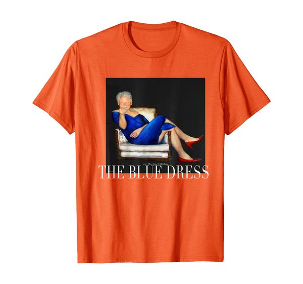 

clinton in the blue dress t-shirt t-shirt, White;black