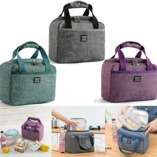 

bag organizer adisputent fresh insulated lunch men women oxford portable picnic camping travel tote children kids boys girls, Blue;pink