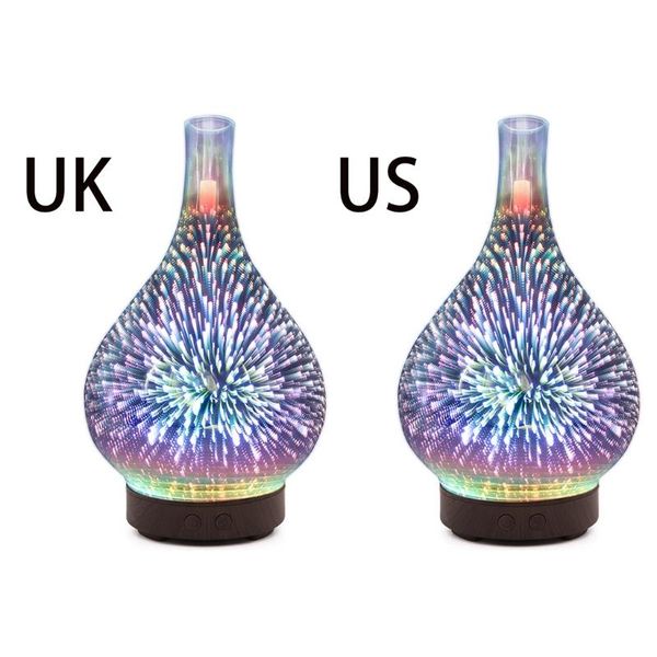 

essential oil diffuser humidifier 100ml aromatherpy 7 color led lights changing 95ac humidifiers